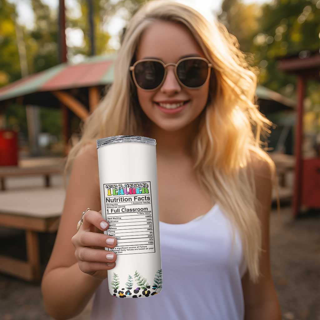 Teacher Skinny Tumbler It Takes A Big Heart To Shape Little Minds - Wonder Print Shop