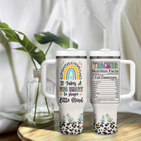 Teacher Tumbler With Handle It Takes A Big Heart To Shape Little Minds - Wonder Print Shop