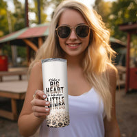 Teacher Life Skinny Tumbler It Takes A Big Heart To Shape Little Minds - Wonder Print Shop