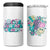 Cool Teacher Club Retro Groovy 4 in 1 Can Cooler Tumbler - Wonder Print Shop