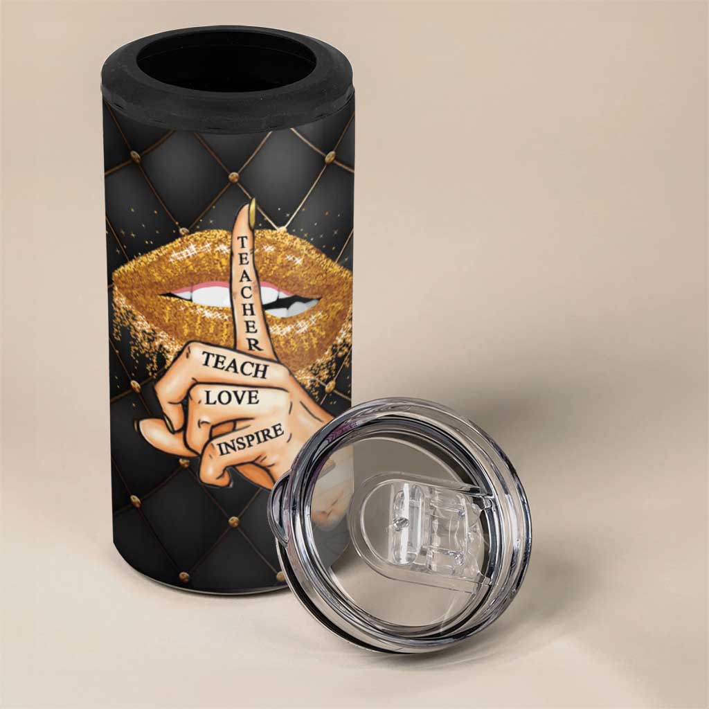 Teacher 4 in 1 Can Cooler Tumbler It Takes A Lot Of Sparkle To Be A Teacher - Wonder Print Shop