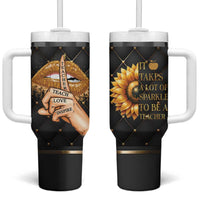 Teacher Tumbler With Handle It Takes A Lot Of Sparkle To Be A Teacher - Wonder Print Shop