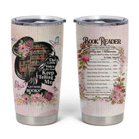 Book Lover Tumbler Cup The Little Voices In My Head Keep Telling Me Get More Books - Wonder Print Shop