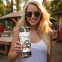 Book Lover Skinny Tumbler Just A Girl Who Loves Books - Wonder Print Shop
