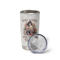 Book Lover Tumbler Cup Just A Girl Who Loves Books - Wonder Print Shop