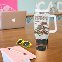 Book Lover Tumbler With Handle Just A Girl Who Loves Books - Wonder Print Shop