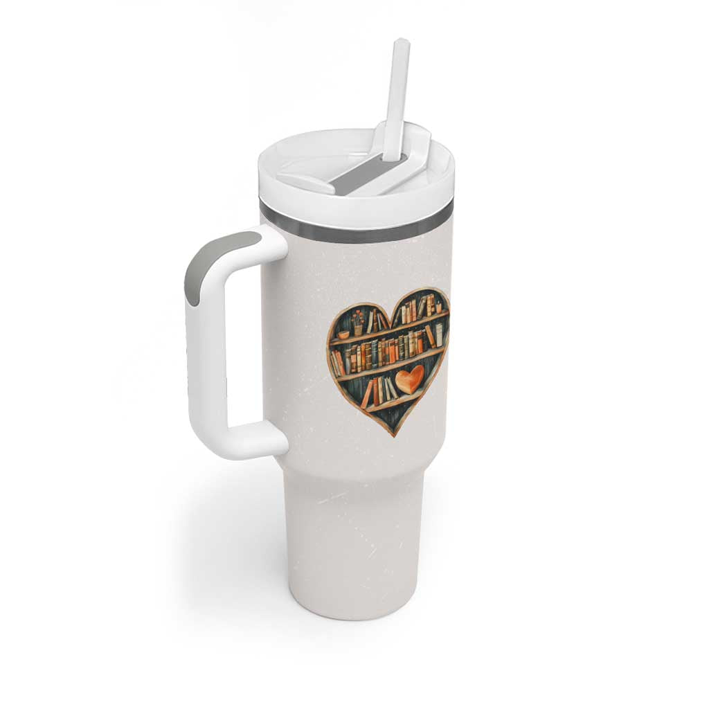 Book Lover Tumbler With Handle Just One More Chapter Vintage - Wonder Print Shop