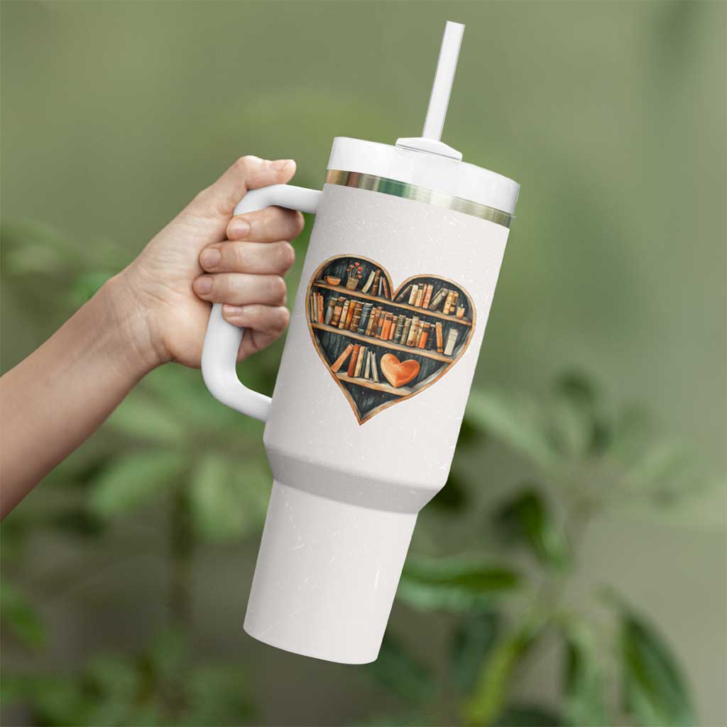 Book Lover Tumbler With Handle Just One More Chapter Vintage - Wonder Print Shop