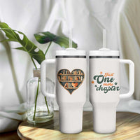 Book Lover Tumbler With Handle Just One More Chapter Vintage - Wonder Print Shop