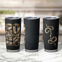 Year Of The Snake 2025 Tumbler Cup Aesthetic Gold Snake Lucky - Wonder Print Shop