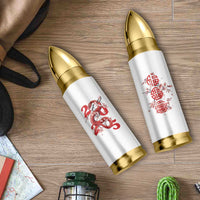 Year Of The Snake 2025 Bullet Tumbler Lu Fu Shou Chinese New Year Snake Cherry Blossom