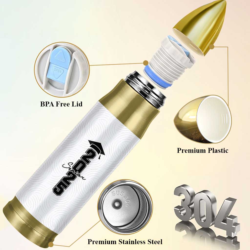 Personalized Graduation Gifts Bullet Tumbler Custom Name Seniors 2025