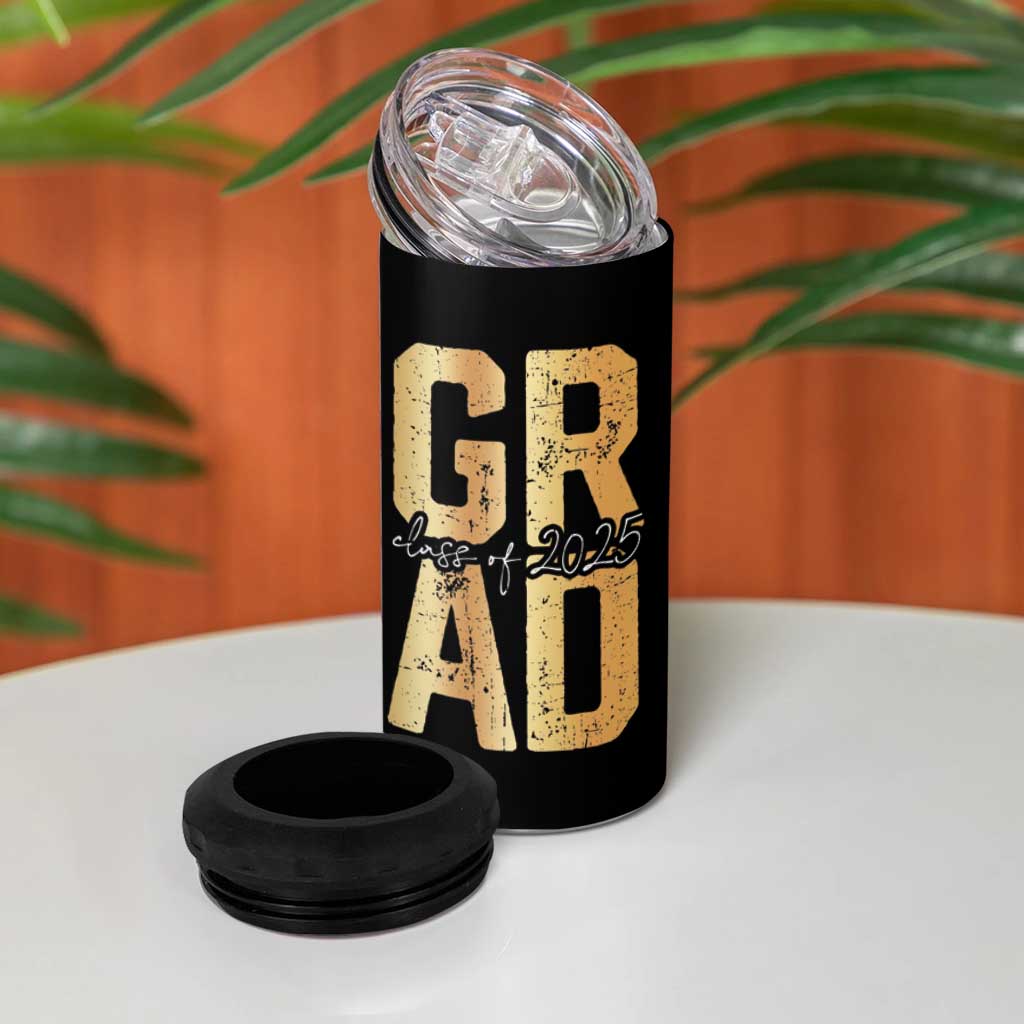 Personalized Graduation Gifts For Senior 4 in 1 Can Cooler Tumbler Custom Name Seniors Class Of 2025