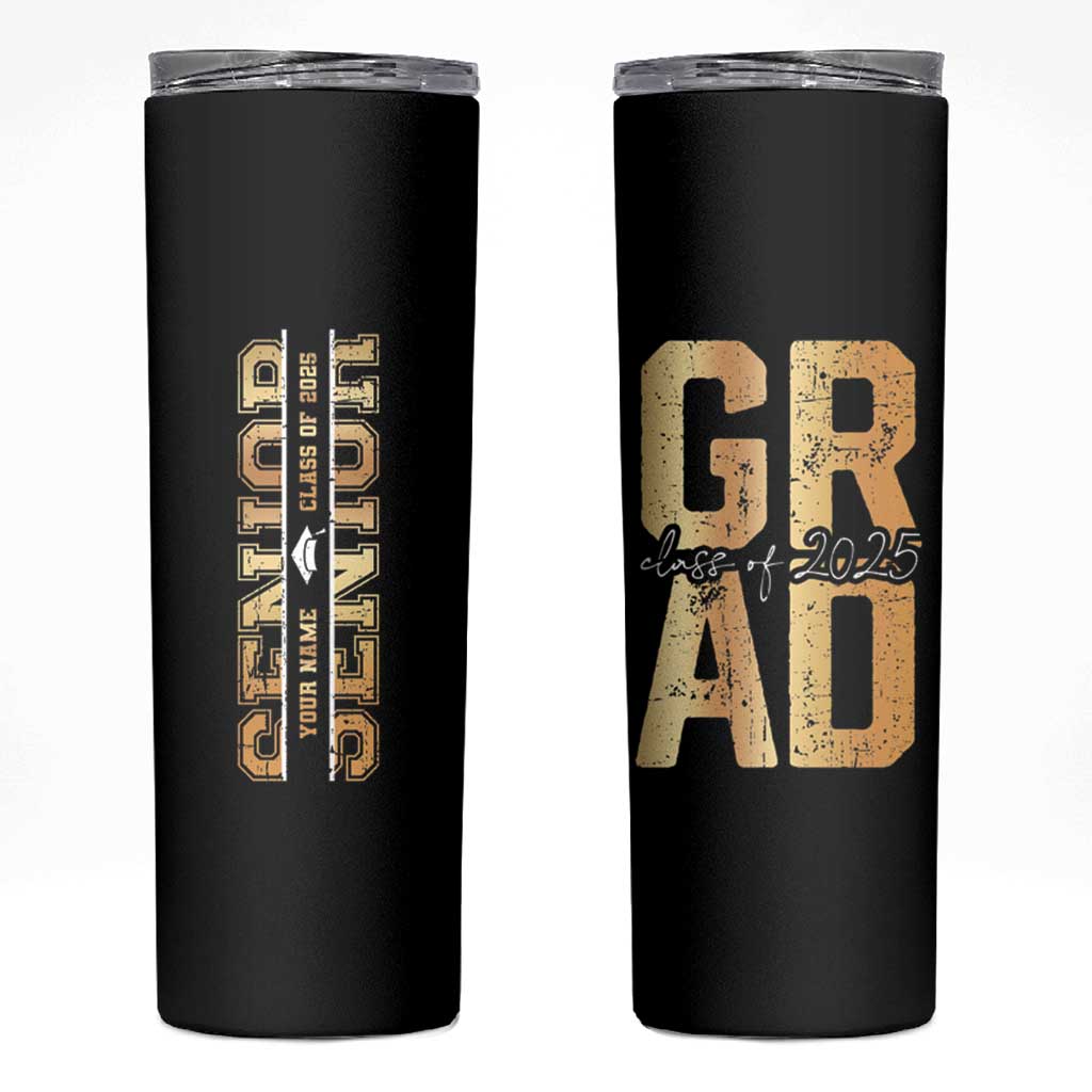 Personalized Graduation Gifts For Senior Skinny Tumbler Custom Name Seniors Class Of 2025