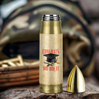 Personalized Graduation Gifts Bullet Tumbler Custom Name Congrats You Did It Class Of 2025