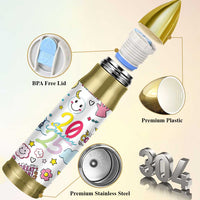 Personalized Graduation Gifts Bullet Tumbler Custom Name Cute Seniors Class Of 2025