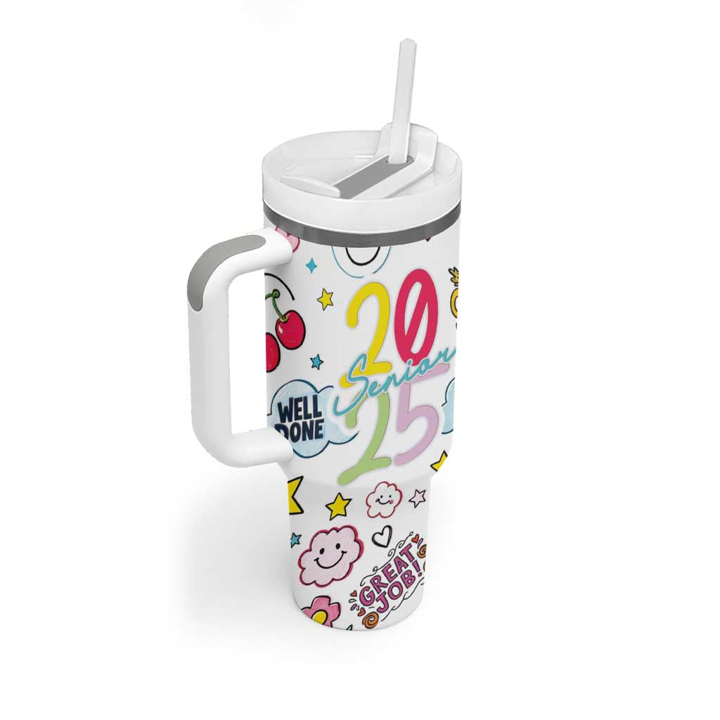 Personalized Graduation Gifts Tumbler With Handle Custom Name Cute Seniors Class Of 2025