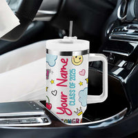 Personalized Graduation Gifts Tumbler With Handle Custom Name Cute Seniors Class Of 2025