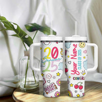 Personalized Graduation Gifts Tumbler With Handle Custom Name Cute Seniors Class Of 2025