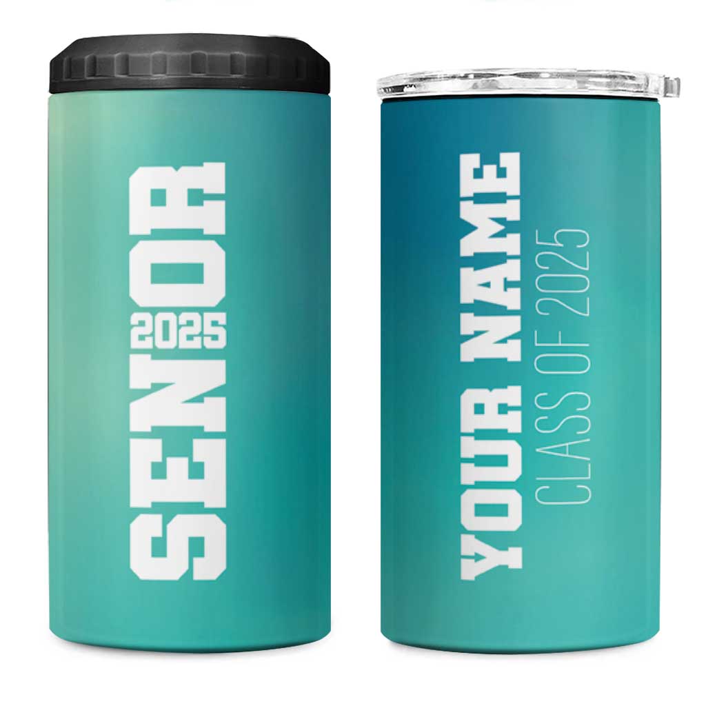 Personalized Graduation Gifts 4 in 1 Can Cooler Tumbler Custom Name Seniors Class Of 2025