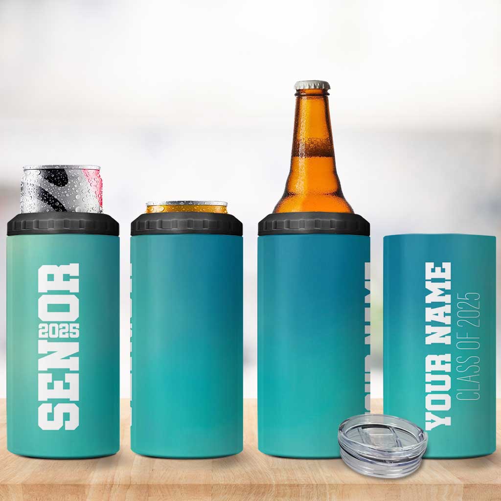 Personalized Graduation Gifts 4 in 1 Can Cooler Tumbler Custom Name Seniors Class Of 2025