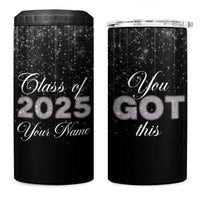 Personalized Graduation Gifts 4 in 1 Can Cooler Tumbler Custom Name Congrats You Got This Class Of 2025