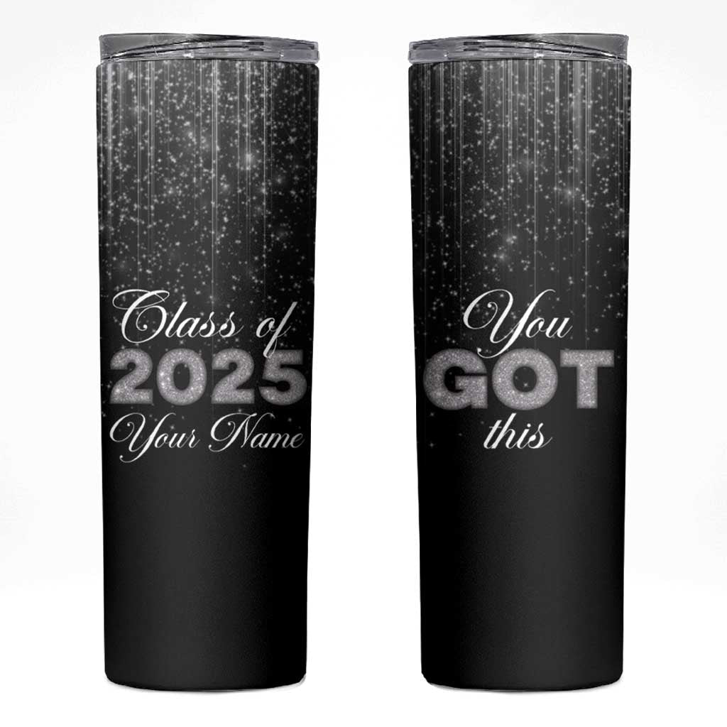 Personalized Graduation Gifts Skinny Tumbler Custom Name Congrats You Got This Class Of 2025