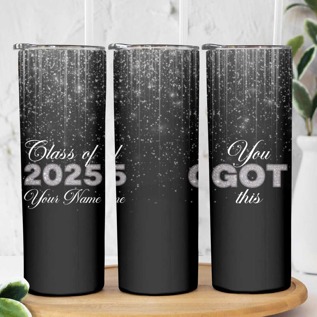 Personalized Graduation Gifts Skinny Tumbler Custom Name Congrats You Got This Class Of 2025