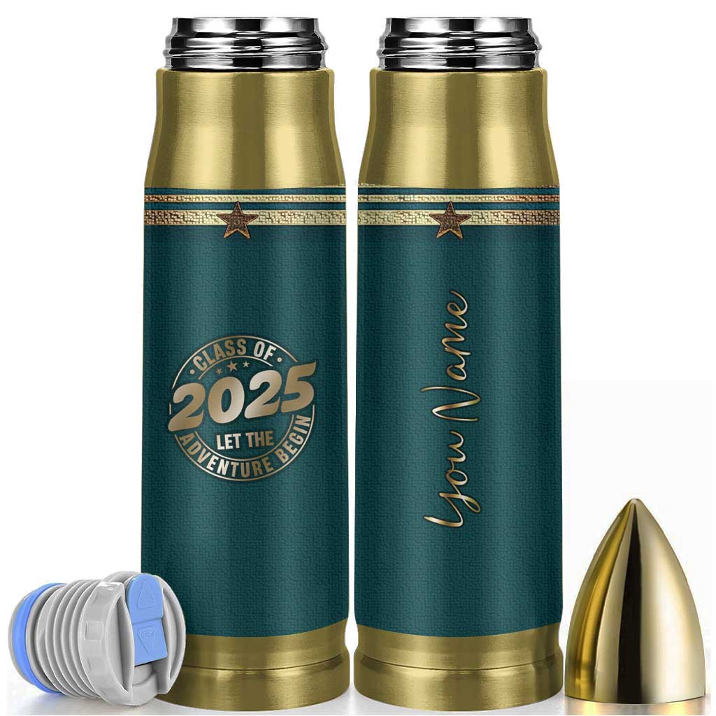 Personalized Graduation Gifts Bullet Tumbler Custom Name Class Of 2025 Let The Adventure Begin