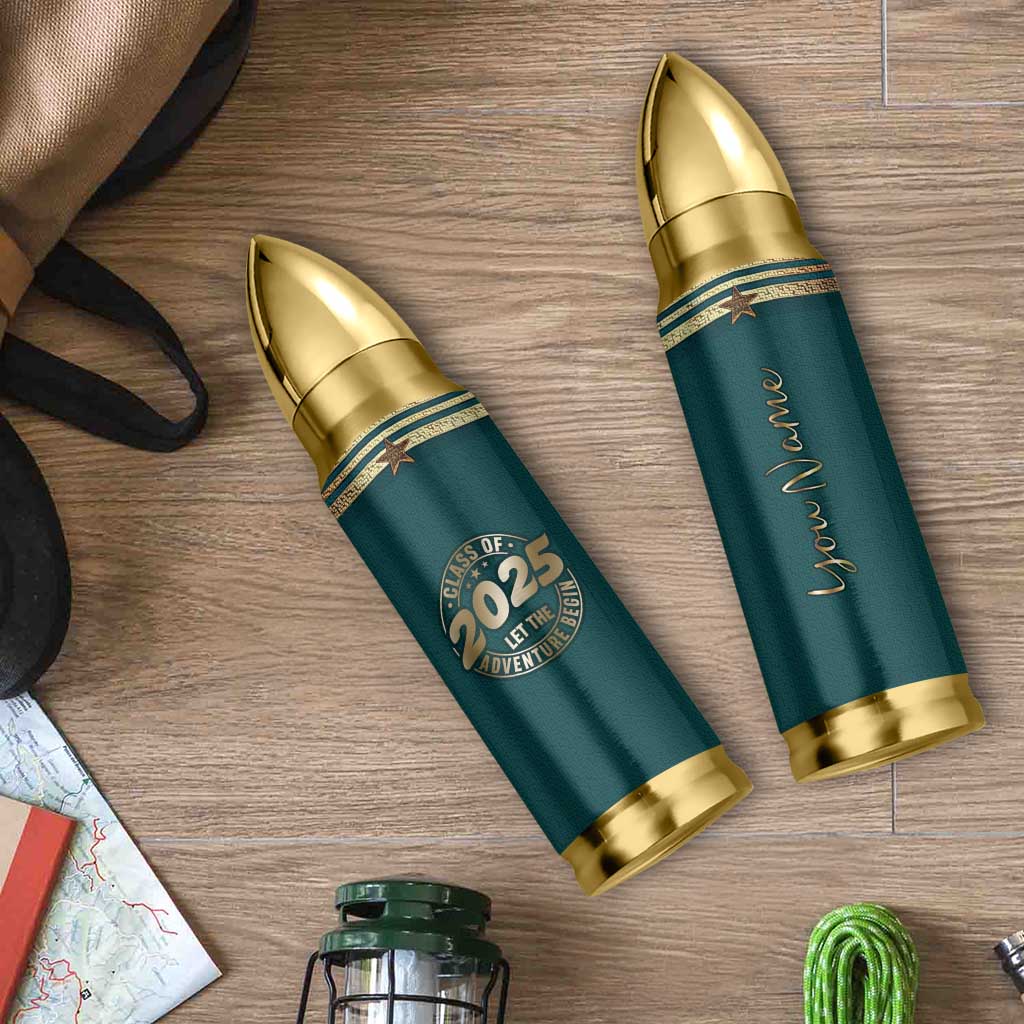 Personalized Graduation Gifts Bullet Tumbler Custom Name Class Of 2025 Let The Adventure Begin