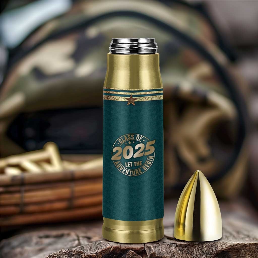 Personalized Graduation Gifts Bullet Tumbler Custom Name Class Of 2025 Let The Adventure Begin