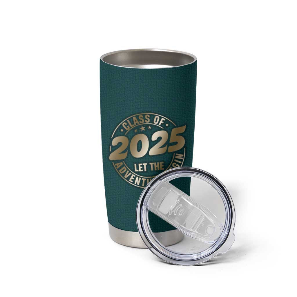 Personalized Graduation Gifts Tumbler Cup Custom Name Class Of 2025 Let The Adventure Begin