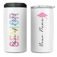 Personalized Graduation Gifts For Senior 4 in 1 Can Cooler Tumbler Custom Name Class Of 2025