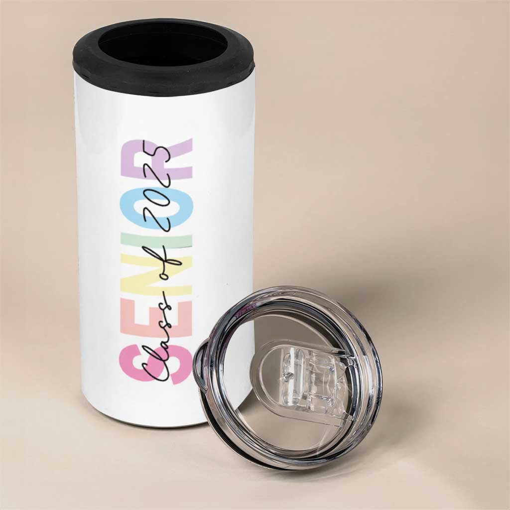 Personalized Graduation Gifts For Senior 4 in 1 Can Cooler Tumbler Custom Name Class Of 2025