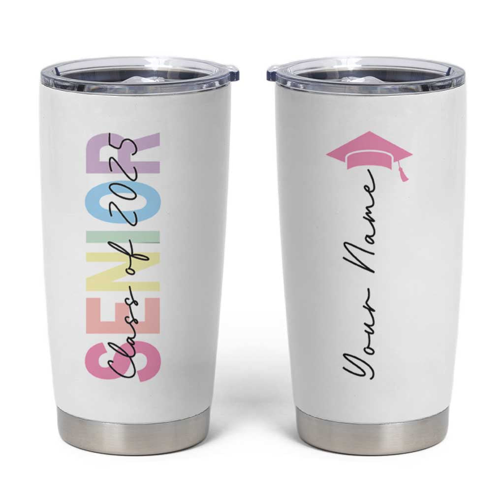 Personalized Graduation Gifts For Senior Tumbler Cup Custom Name Class Of 2025