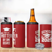 Funny Graduation Gifts 4 in 1 Can Cooler Tumbler Officially Hotter By One Degree