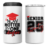 Funny Graduation Gifts 4 in 1 Can Cooler Tumbler Now Hotter By One Degree Retro