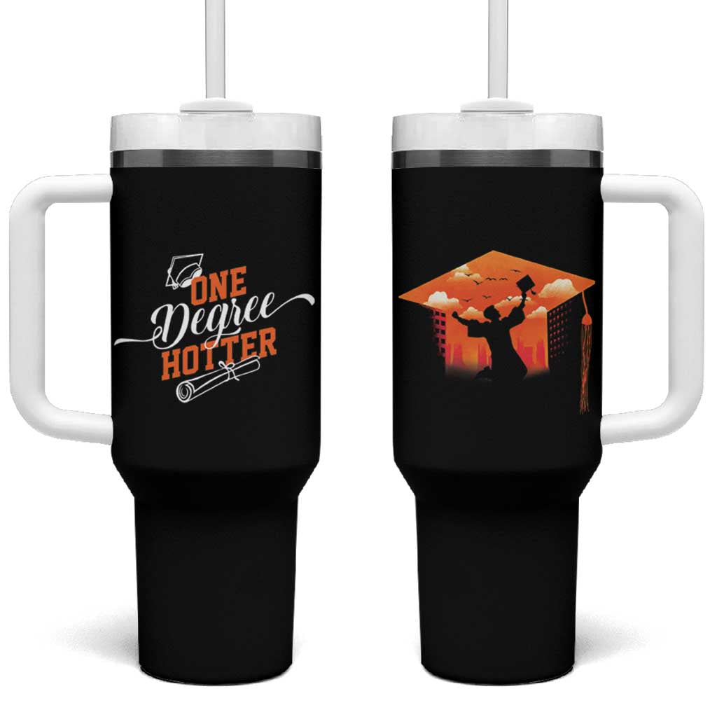Funny Graduation Gifts Tumbler With Handle One Degree Hotter