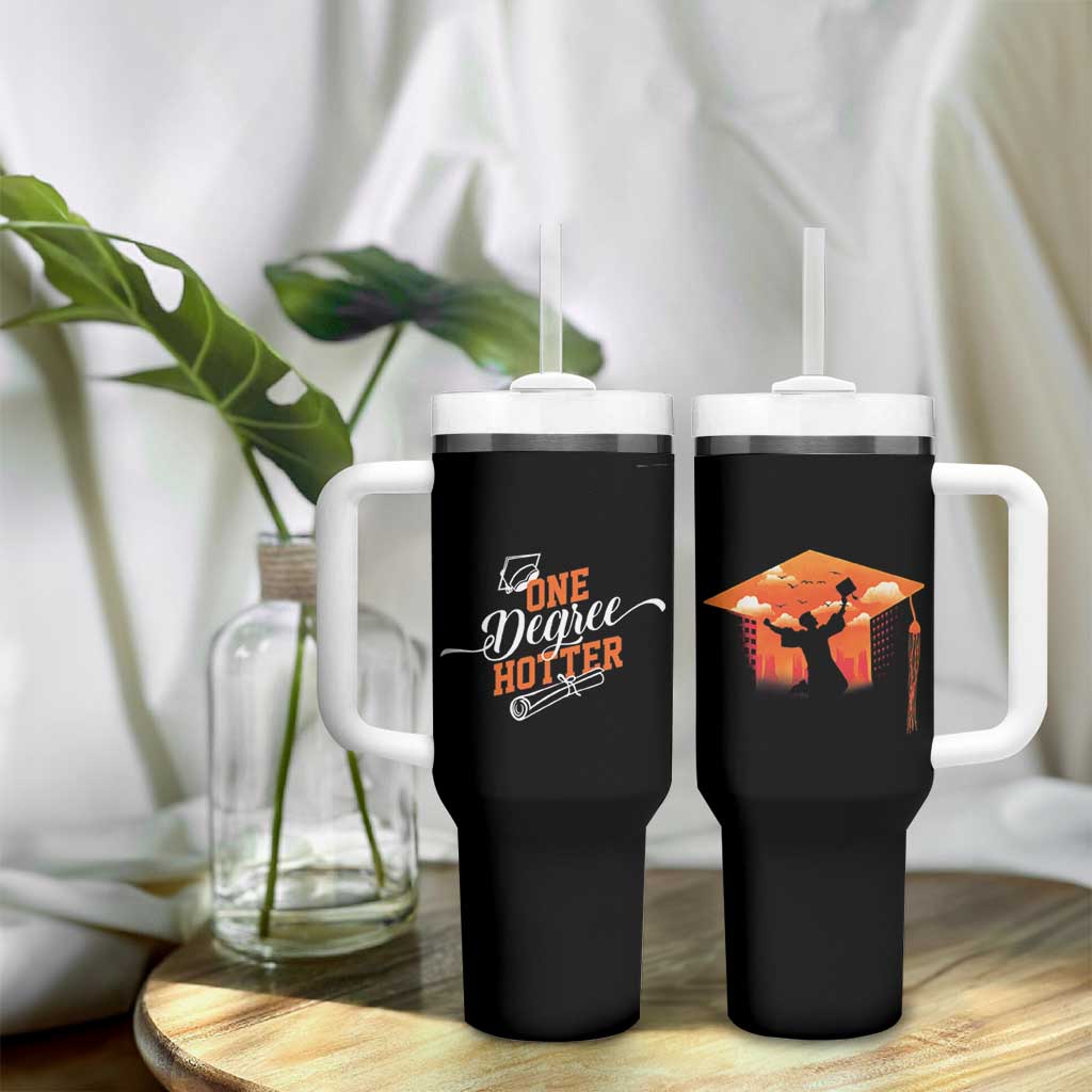 Funny Graduation Gifts Tumbler With Handle One Degree Hotter