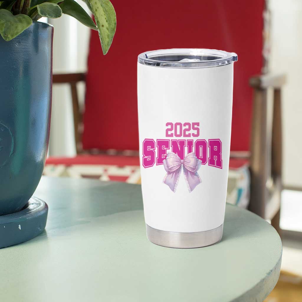 Graduation Gifts For Women Tumbler Cup She Believed She Could So She Did Seniors Class Of 2025 Coquette Bow