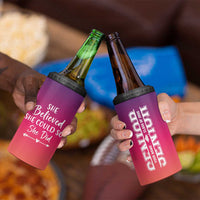 Personalized Graduation Gifts For Her 4 in 1 Can Cooler Tumbler Custom Name She Believed She Could So She Did Seniors Class Of 2025