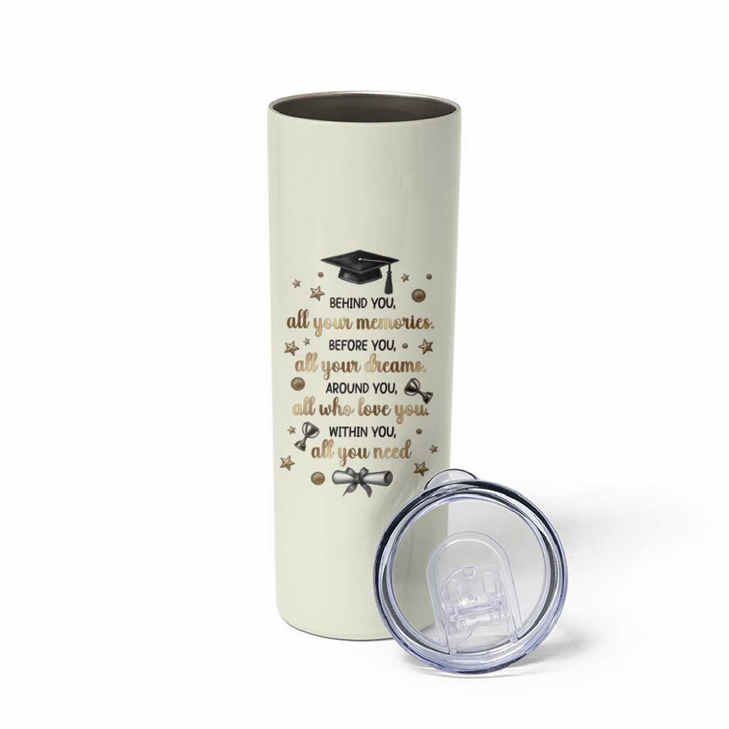 Graduation Gifts Skinny Tumbler Congrats You Did It Class Of 2025
