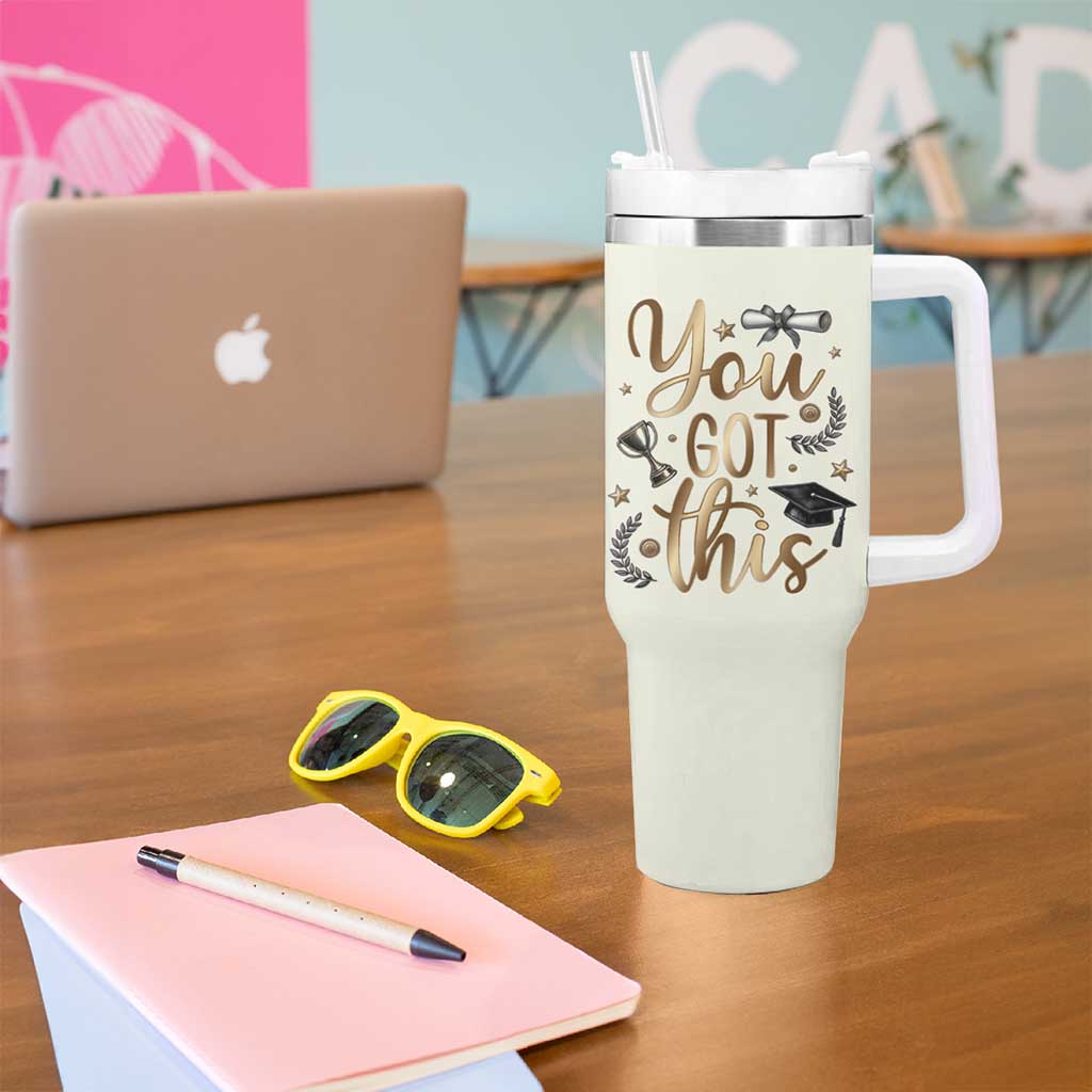 Graduation Gifts Tumbler With Handle Congrats You Did It Class Of 2025