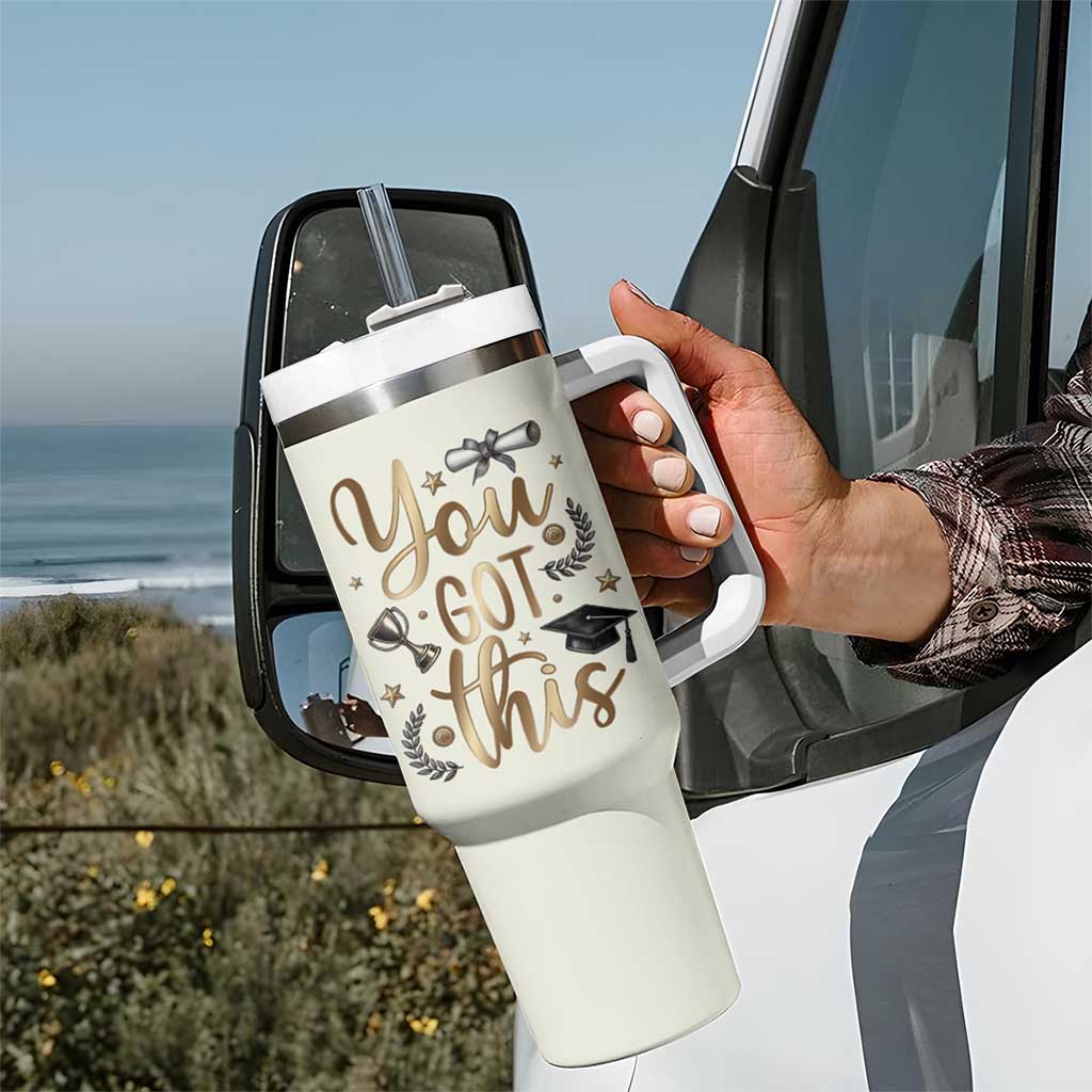 Graduation Gifts Tumbler With Handle Congrats You Did It Class Of 2025