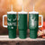 Personalized Hunting Tumbler With Handle Custom Name Reindeer Season Christmas - Wonder Print Shop