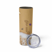 Personalized Beach Skinny Tumbler Custom Name Beach Trip Vacation - Wonder Print Shop