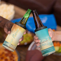 Personalized Beach 4 in 1 Can Cooler Tumbler Custom Name Life Is Better At Beach Trip Vacation - Wonder Print Shop