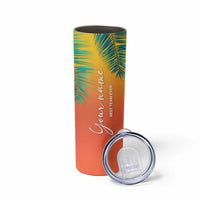 Personalized Beach Trip Vacation Skinny Tumbler Custom Name Best Team Ever Teambuilding - Wonder Print Shop