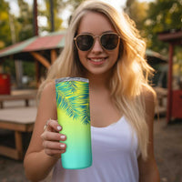 Personalized Beach Trip Vacation Skinny Tumbler Custom Name Family Trip 2024 - Wonder Print Shop