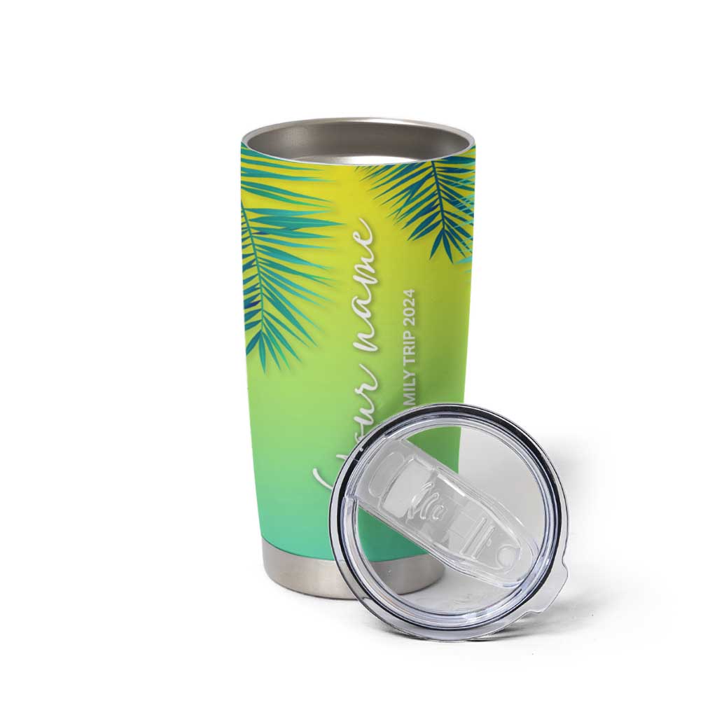 Personalized Beach Trip Vacation Tumbler Cup Custom Name Family Trip 2024 - Wonder Print Shop